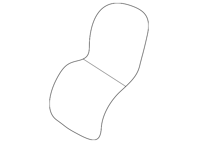 0K52Y-88263CQ3 Деталь SEAT BACK COVER, RIGHT
