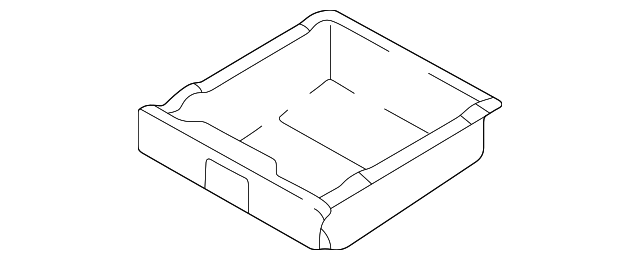 0K56B-57240E00 Деталь STORAGE DRAWER, RIGHT