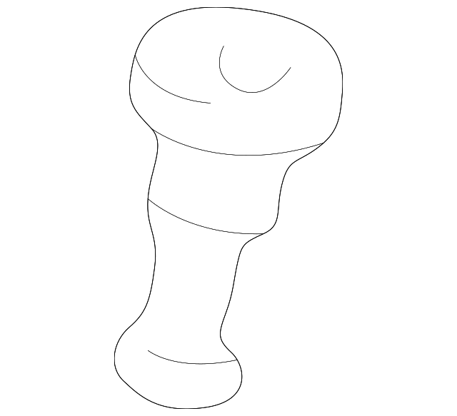 0K95A-8814344 Деталь HEADREST GUIDE, RIGHT