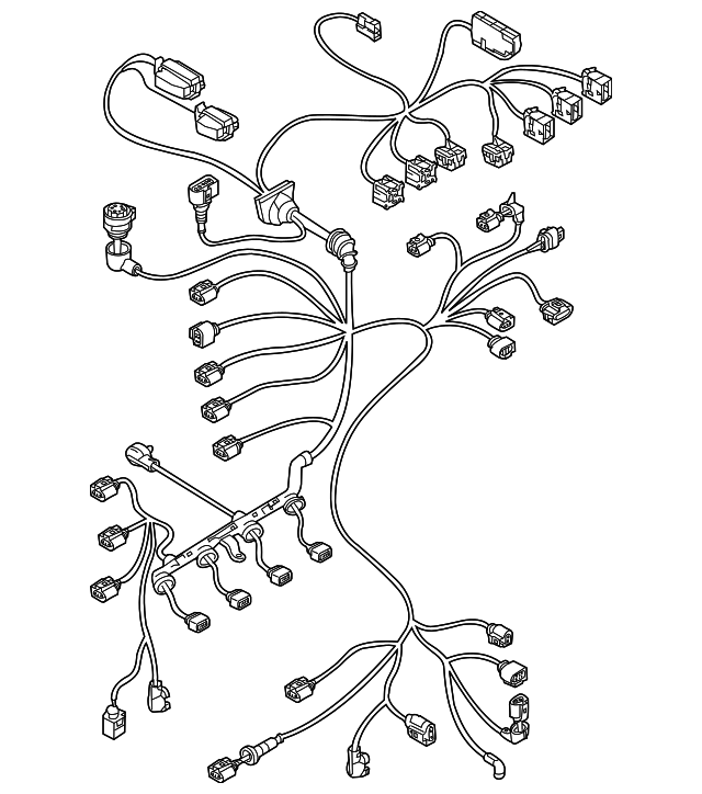 8K1-971-074-AE Деталь ENGINE HARNESS
