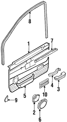 Pickup INTERIOR TRIM - DOOR
