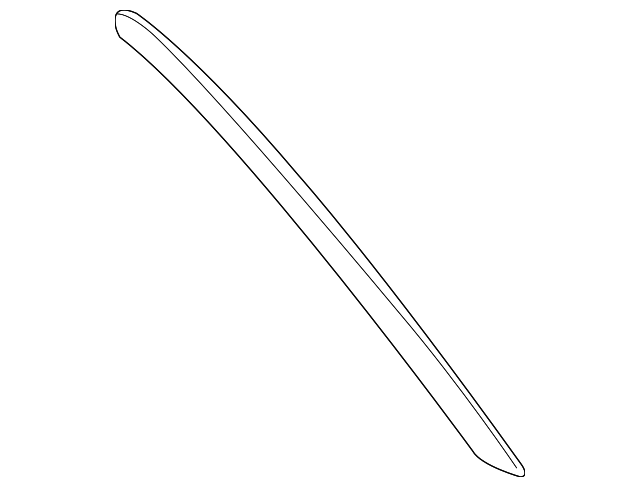 4D0-864-683 Деталь UPPER QTR TRIM GASKET, LEFT
