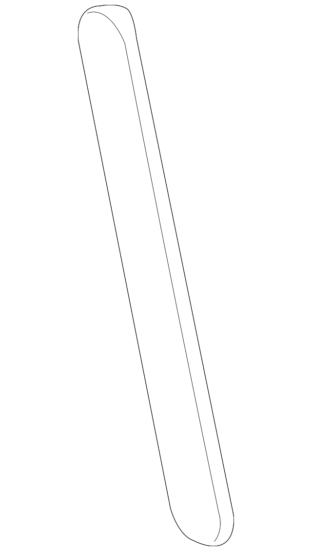 4D0-864-681 Деталь UPPER QTR TRIM GASKET, LEFT