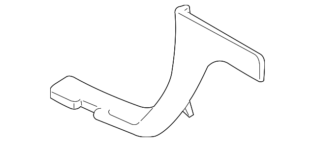 4D0-864-607-J-EC3 Деталь LOWER QTR TRIM, LEFT