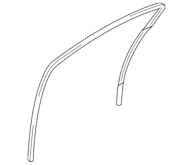 8366085Z00 Деталь GLASS RUN, RIGHT