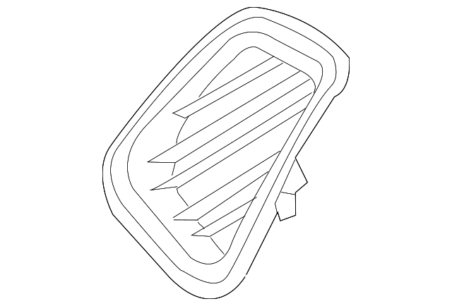 5UV80LXHAA Деталь DEFROSTER GRILLE, LEFT