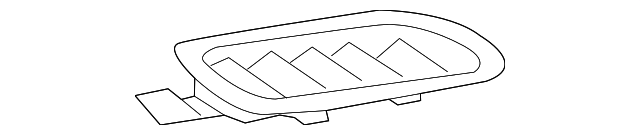 5UV79LXHAA Деталь DEFROSTER GRILLE, RIGHT