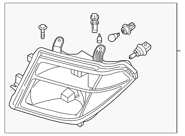 3510082Z00 Деталь HEADLAMP ASSY, RIGHT
