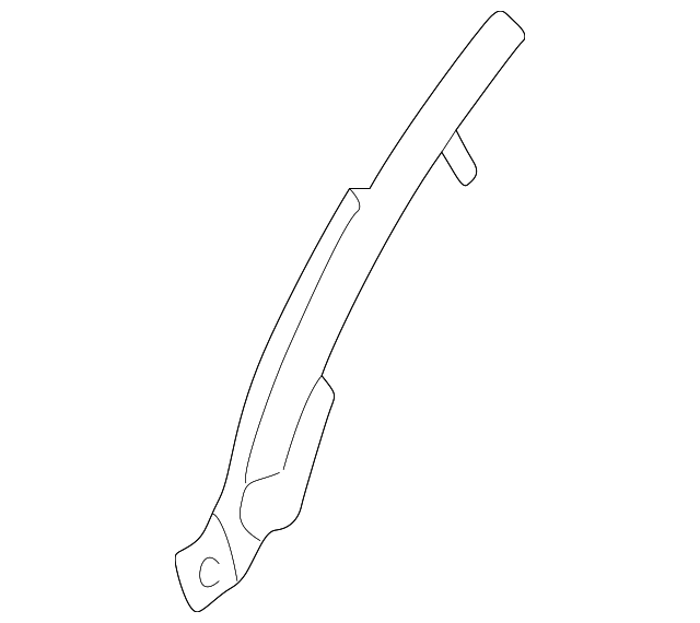 4780131AE Деталь CHANNEL, LEFT