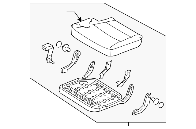 89100-B8530-ZZD CUSHION ASSY, LEFT