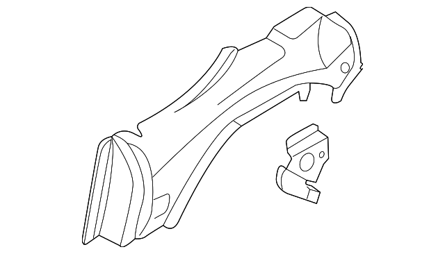 41-00-3-427-195 Деталь INNER QTR PANEL, LEFT
