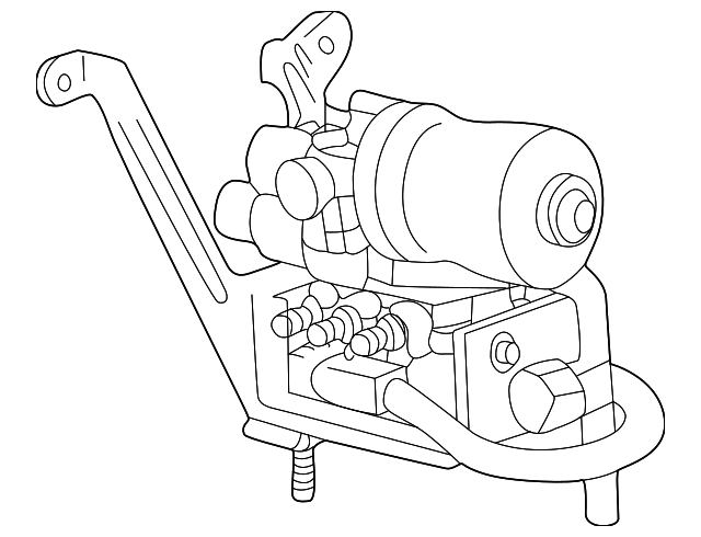 1L5Z2B373AC Деталь ABS CONTROL UNIT
