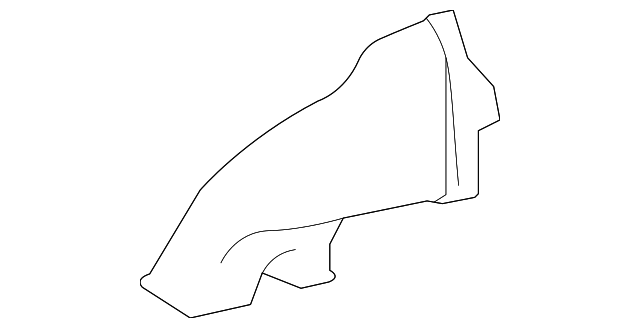 87211-12340 Деталь SIDE DUCT, LEFT