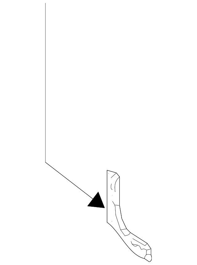 MN150554 Деталь SUPPORT PANEL, RIGHT