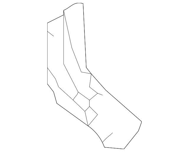 MR586582 Деталь REINFORCEMENT, RIGHT