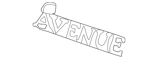 25641038 Деталь NAMEPLATE, RIGHT