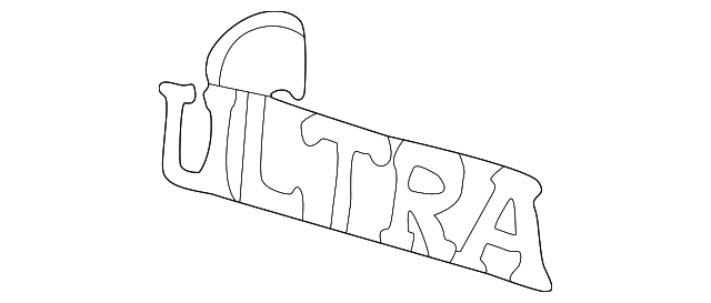 25641039 Деталь NAMEPLATE, LEFT