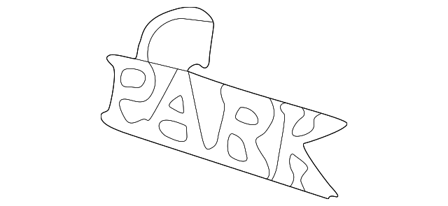 25641037 Деталь NAMEPLATE, LEFT