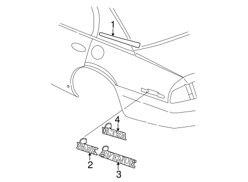 Park Avenue EXTERIOR TRIM - QUARTER PANEL