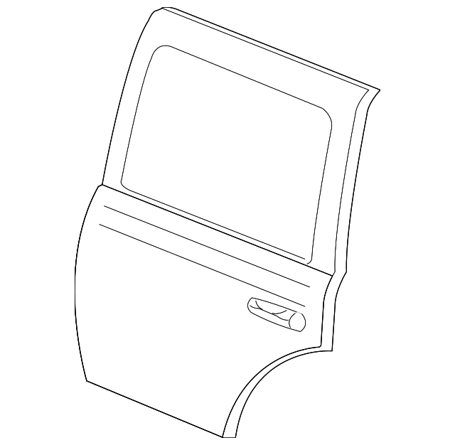 55364554AC Деталь DOOR SHELL, RIGHT