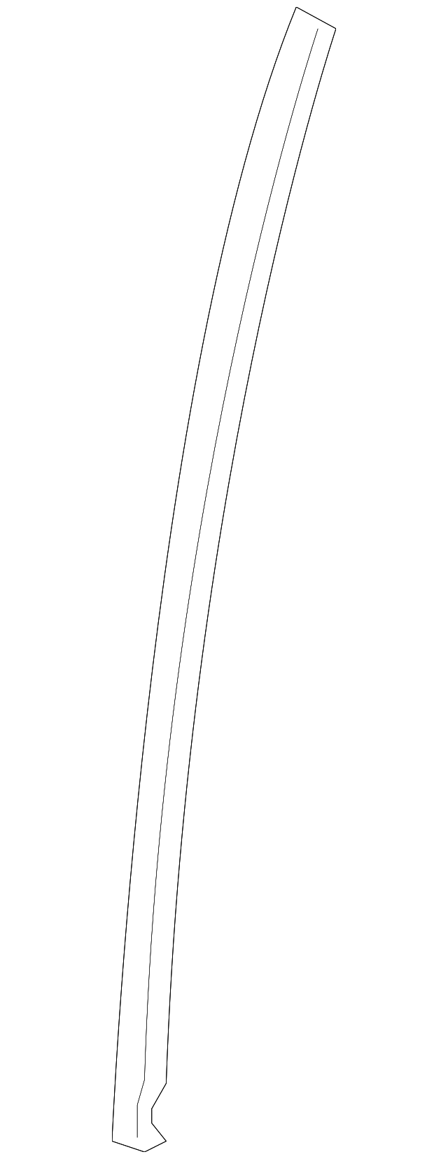 55364346AD Деталь FRONT SEAL, LEFT