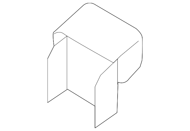 64727-3S000 Деталь APRON ASSY CENTER BRACKET, LEFT