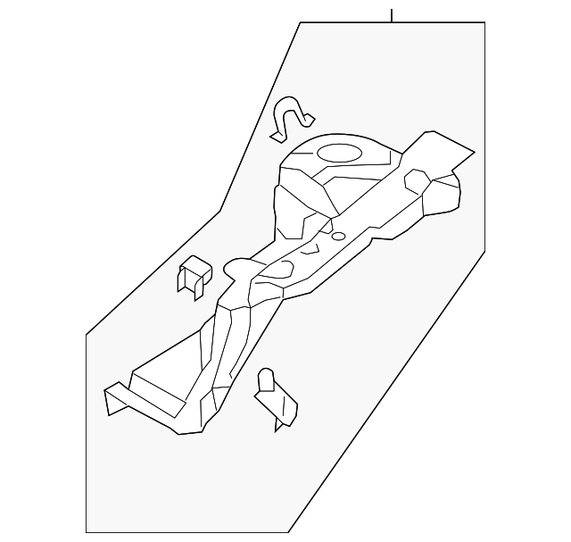64502-3S000 Деталь APRON ASSY, RIGHT