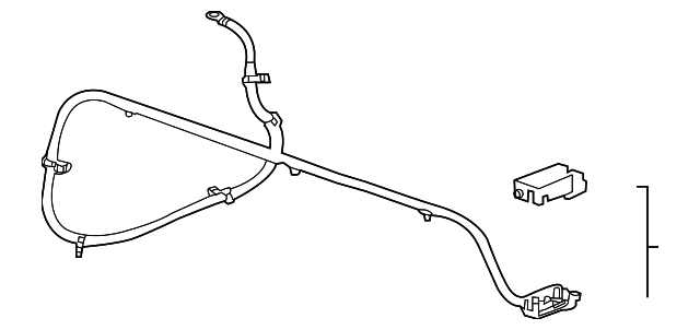 23167993 Деталь POSITIVE CABLE