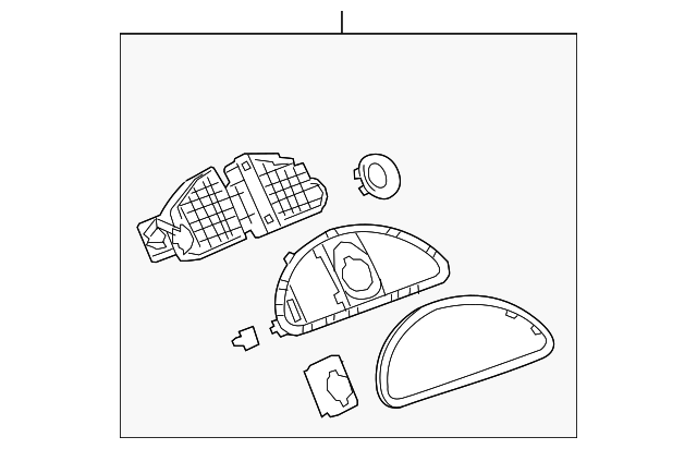 22862692 TRIM BEZEL, RIGHT