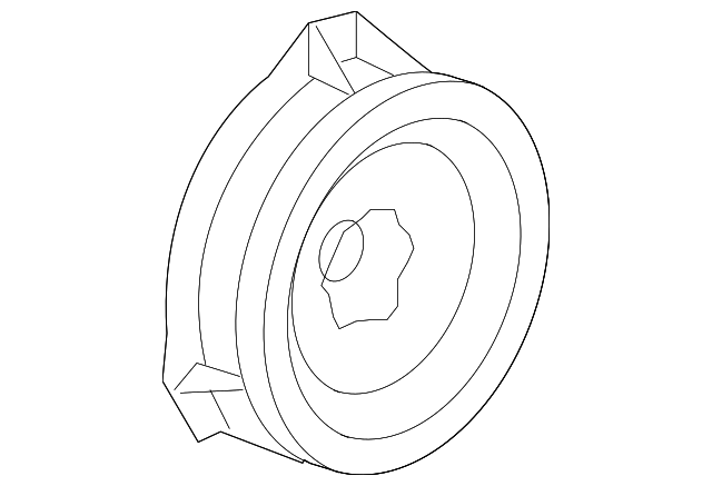 25845394 Деталь REAR DR SPEAKER, RIGHT