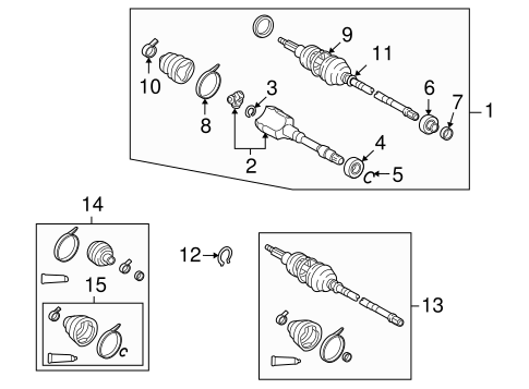 LS600h DRIVE AXLES 2