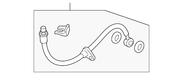 01468-STK-A00 HOSE SET, L. RR. BRAKE