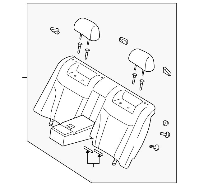 89300-3FAU0713 Деталь SEAT BACK ASSY