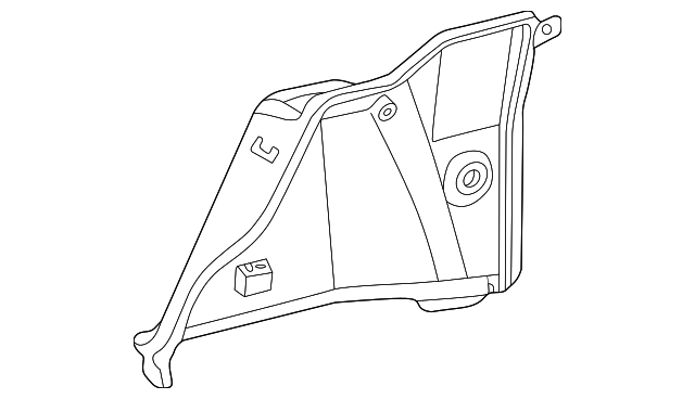 203-690-83-25-7D51 Деталь WHEELHOUSE PANEL, LEFT