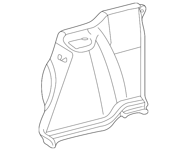 203-690-84-25-7D51 Деталь WHEELHOUSE PANEL, RIGHT