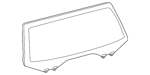 68150-0C050 Деталь LIFT GATE GLASS