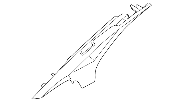 7625085Z20 Деталь UPPER QTR TRIM, RIGHT