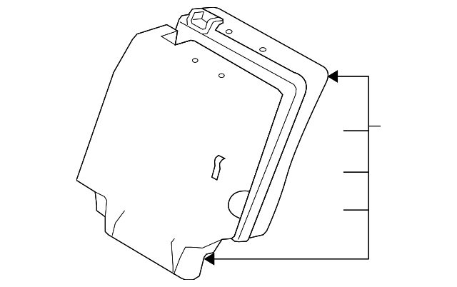 89400-0W300-J4K Деталь SEAT BACK ASSY, RIGHT