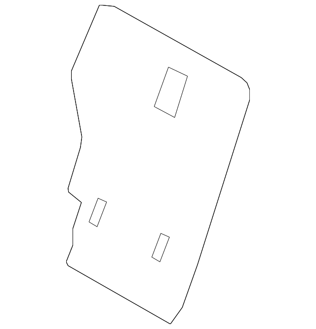 89470-0W500-J9 Деталь BACK PANEL TRIM, RIGHT