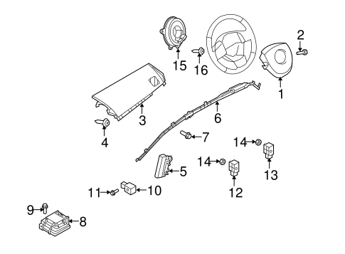 CX-9 AIR BAG COMPONENTS 3
