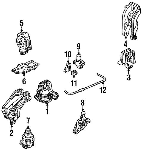 Oasis ENGINE & TRANS MOUNTING