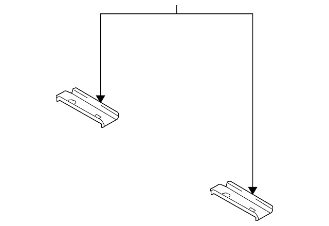 6124254L00 Деталь REAR CROSSMEMBER, RIGHT