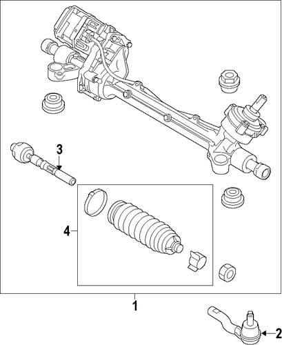 Escape STEERING GEAR & LINKAGE 2