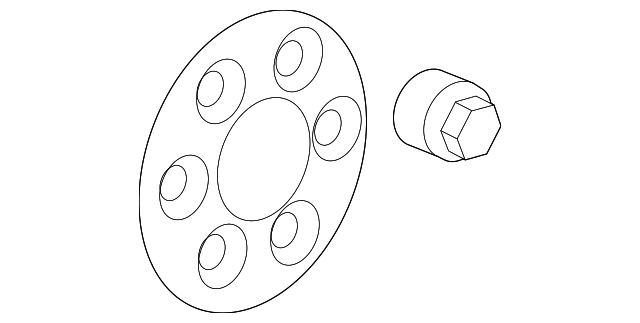 9595469 HUB CAP