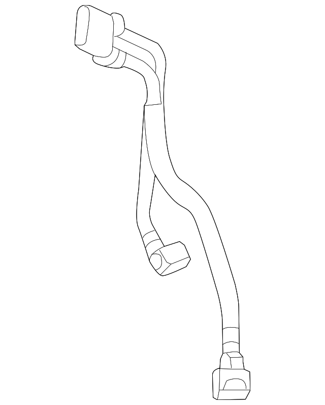 22815203 Деталь RETURN PIPE, RIGHT