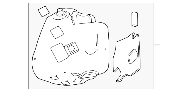 22815187 Деталь FUEL TANK, LEFT
