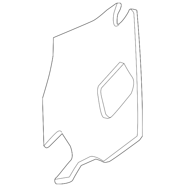 22815198 Деталь FUEL TANK PROTECTOR, LEFT