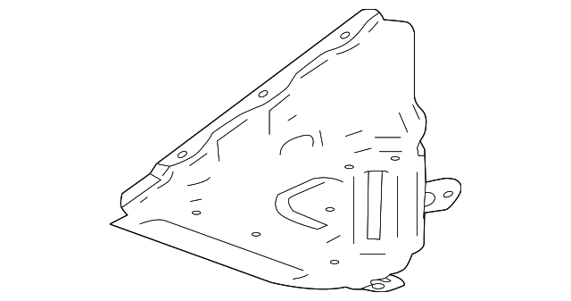 20958877 Деталь LOWER SHIELD, RIGHT