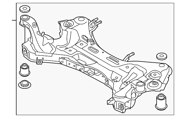 62405-3W600 Деталь ENGINE CRADLE