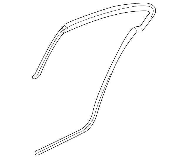 92257476 Деталь DOOR W'STRIP, LEFT